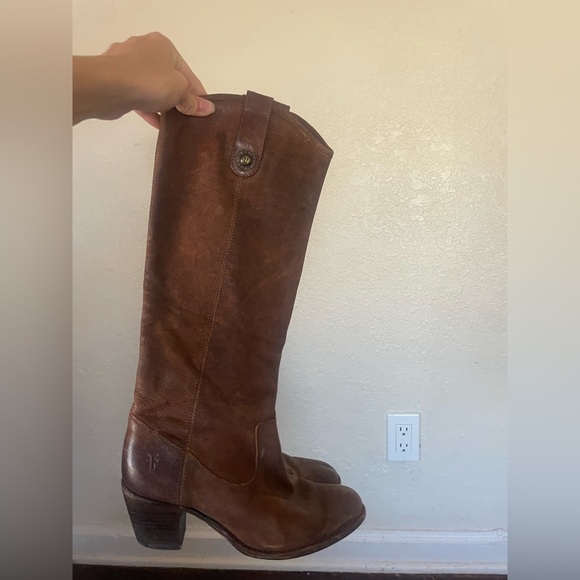 Frye Shoes - Frye Brown Heeled Boots